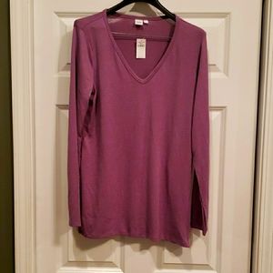 Gap Sweater V Neck Long sleeves Size L NWT